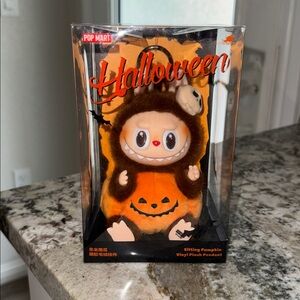 Pop Mart Halloween Sitting Pumpkin Vinyl Plush Pendant